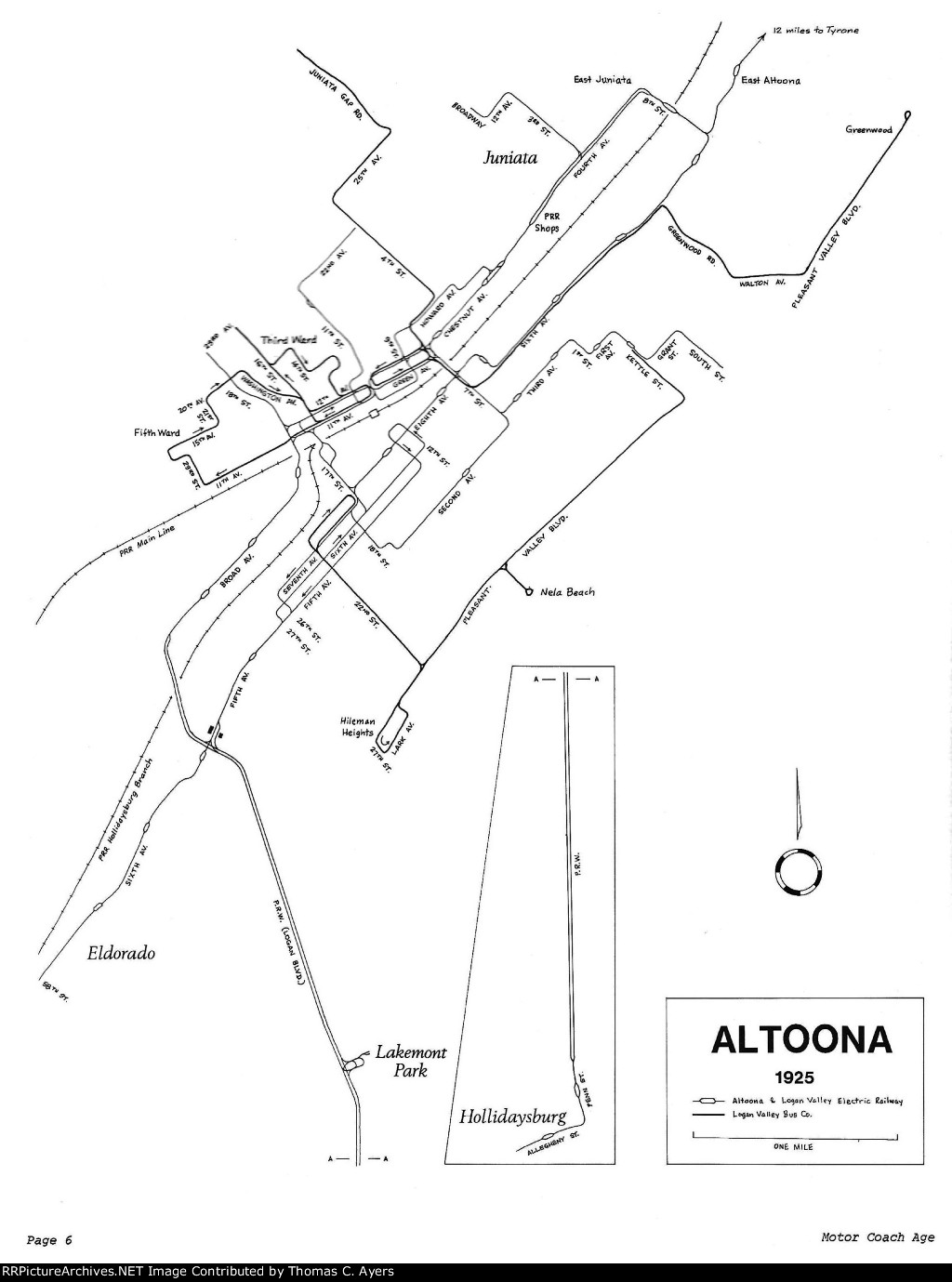 "Altoona & Logan Valley," Page 6, 1986